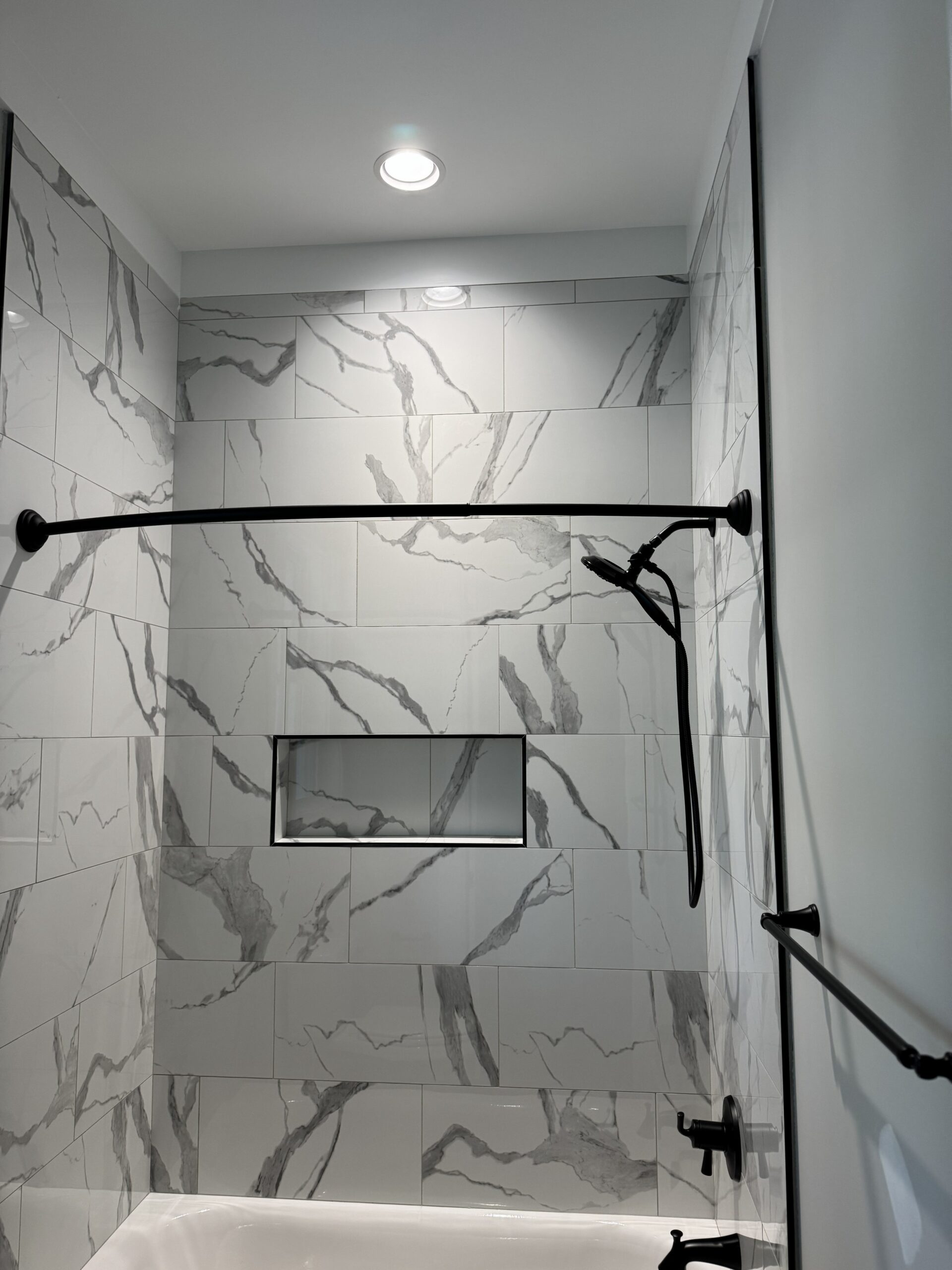 bath hardware install shower