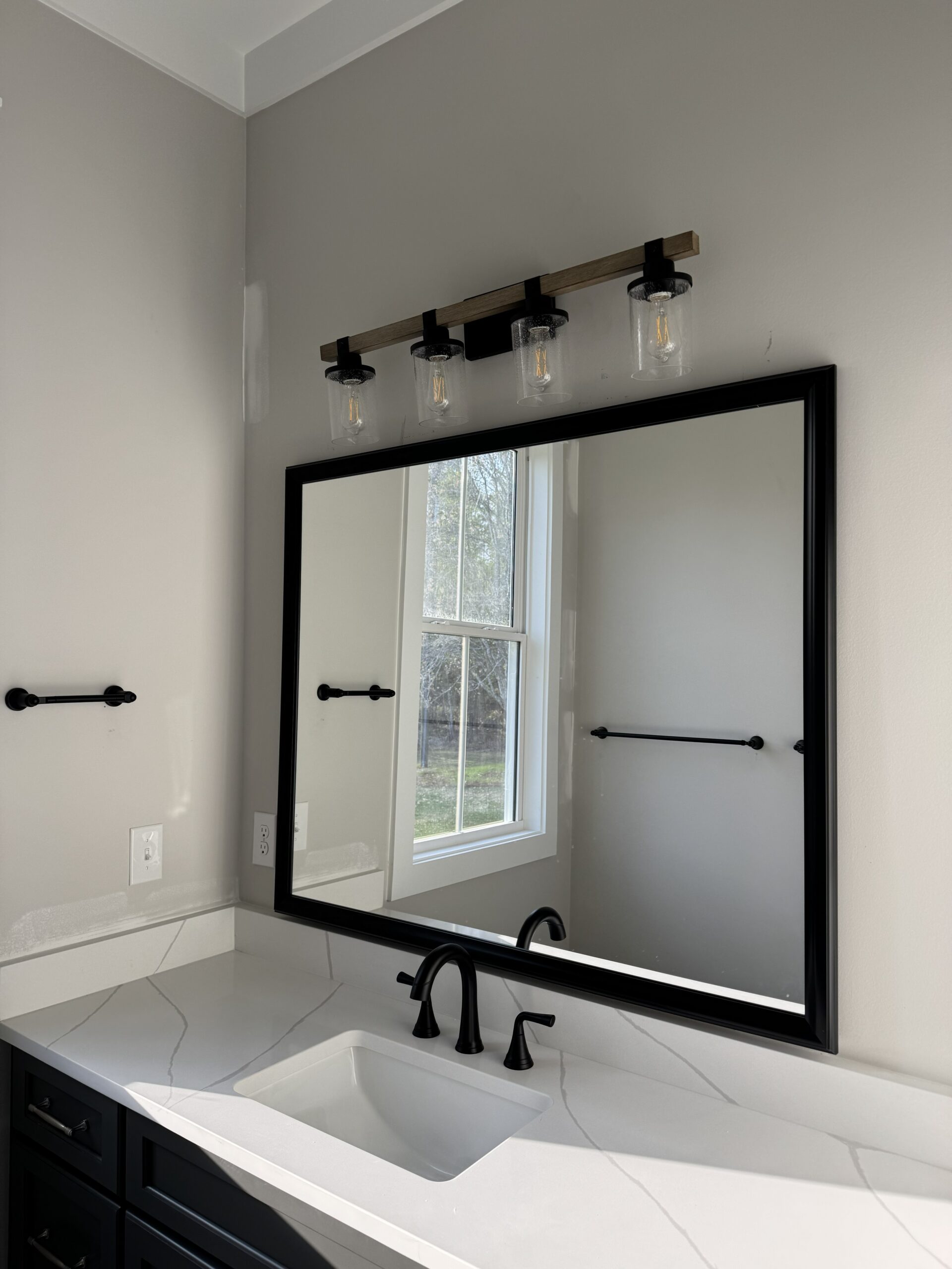 Custom mirror install